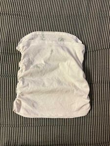 White Gathered Ethnic top