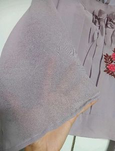 Vintage Lavender Floral Top