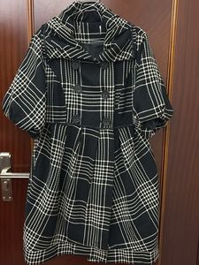 Plaid Print Coat