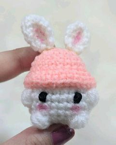 Crocheted Bunny Charm