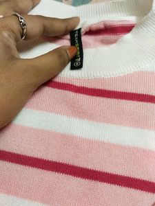 Striped Knit Sweater