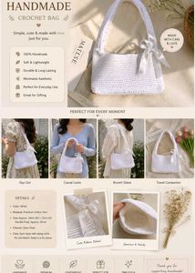 Handmade Crochet Shoulder Bag