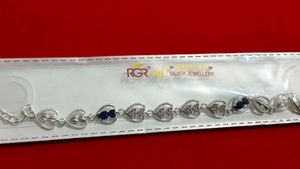 Heart Charm Bracelet pure silver