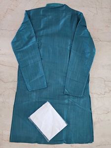 Men's Teal Kurta Set