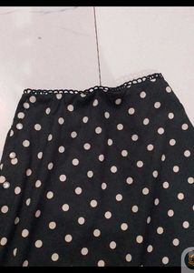 Chic Polka Dot Maxi Skirt