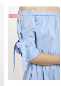 Cotton Off-Shoulder Summer Dress