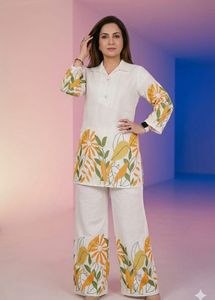 Embroidered Kurta Pant Set