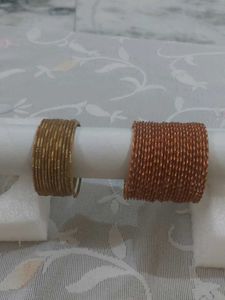 36 Pc Sparkling Copper Bangles Set