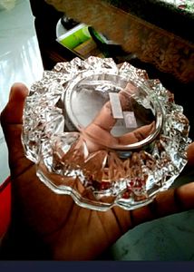 "🔮 Crystal Quality Glass Ash Tray - Multipurpose &amp; Elegant. Perfect for Home, Office, and More. Made in India. 🇮🇳"