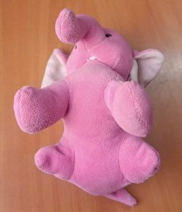 Cute Pink Elephant Plush Toy