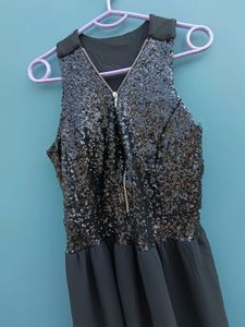 Elegant Black Maxi Party Dress