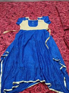 Cute Blue Polka Dot Dress