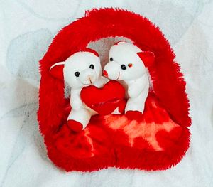 musical Teddy Bears with Heart ❤️