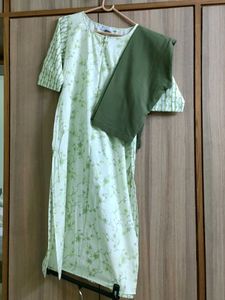 Light Green Suit With Sweater