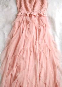Elegant Pink Tulle Dress