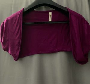 Pink Short Shrug