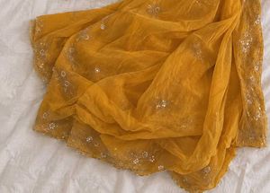 Bollywood 90s Vintage Yellow Saree 🌼✨
