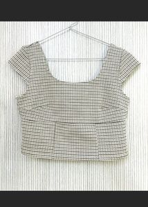 Cute Plaid Crop Top (size M)