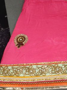 Beautiful 😍❤️ Pure Silk Saree With Blouse