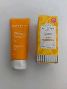 New Dot & Key Vitamin C+E Face Wash & Serum