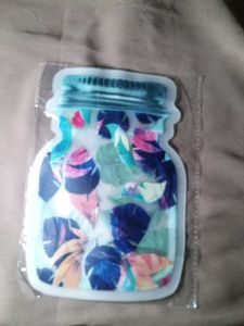 Reusable Pouch Set - Mason Jar Design