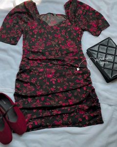 Tokyo Talkies floral print sheath mini dress
