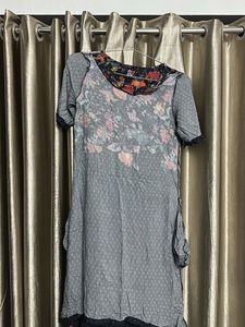 BIBA Stylish Floral Print Dress