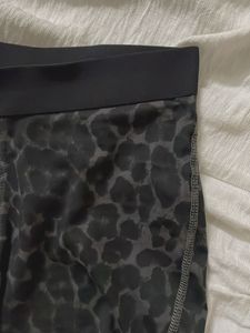 H&amp;M Leopard Print Black &amp; Grey Trunk