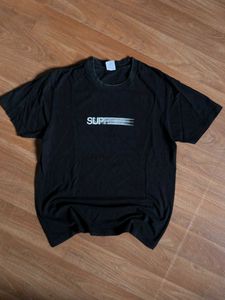 Black "SUPRE" Graphic T-Shirt by SUPREME