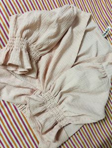 Chic Pink Twist-Front Top