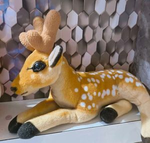 Cute Plush Deer Showpiece 🦌