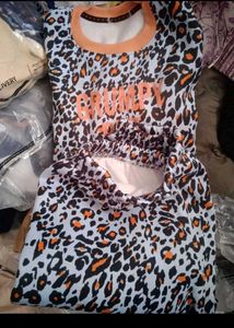 Leopard Print nightsuit