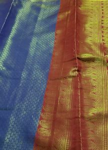 Elegant Royal Blue Saree