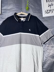 Men's Color Block Polo Shirt