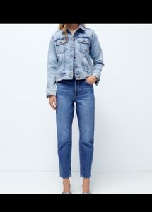 Free Delivery ZARA BRANDNEW high Waist Straight J