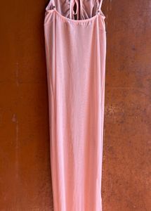 Sheer Mesh Nightgown - Pink