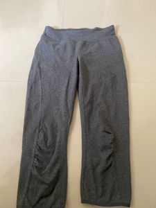 Grey Athletic Leggings &amp; Sports Bra Set