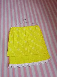 Bright Yellow Dupatta