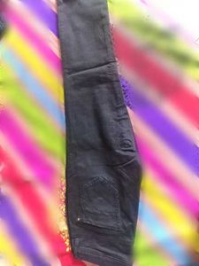 Classic Black Straight Leg Jeans