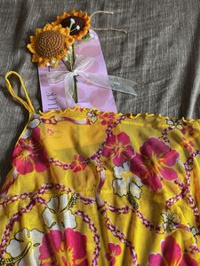 Yellow Floral Bikini Set