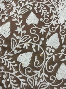 Sheer Embroidered Net Kurti (Lucknowi/Chikankari)