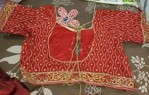 Red &amp; Gold Sari