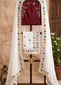 Embroidered Cotton Kurta Set