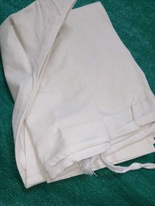 Classic White Straight Leg Trousers