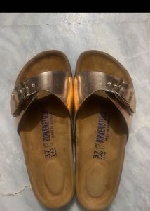 Rose Gold Birkenstocks - Size 37