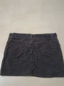 Corduroy Mini Skirt