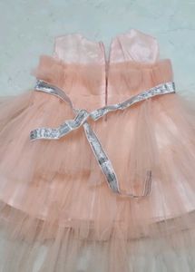 Beautiful Peach Tulle frock