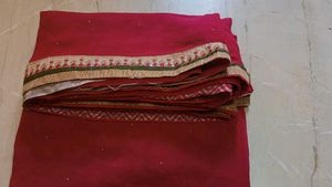 Elegant multi colour Embroidered Saree