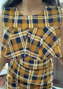 Stylish Plaid Jumpsuit