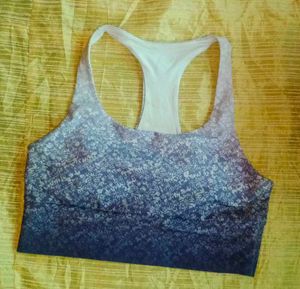 Floral Ombre Racerback Sports Bra